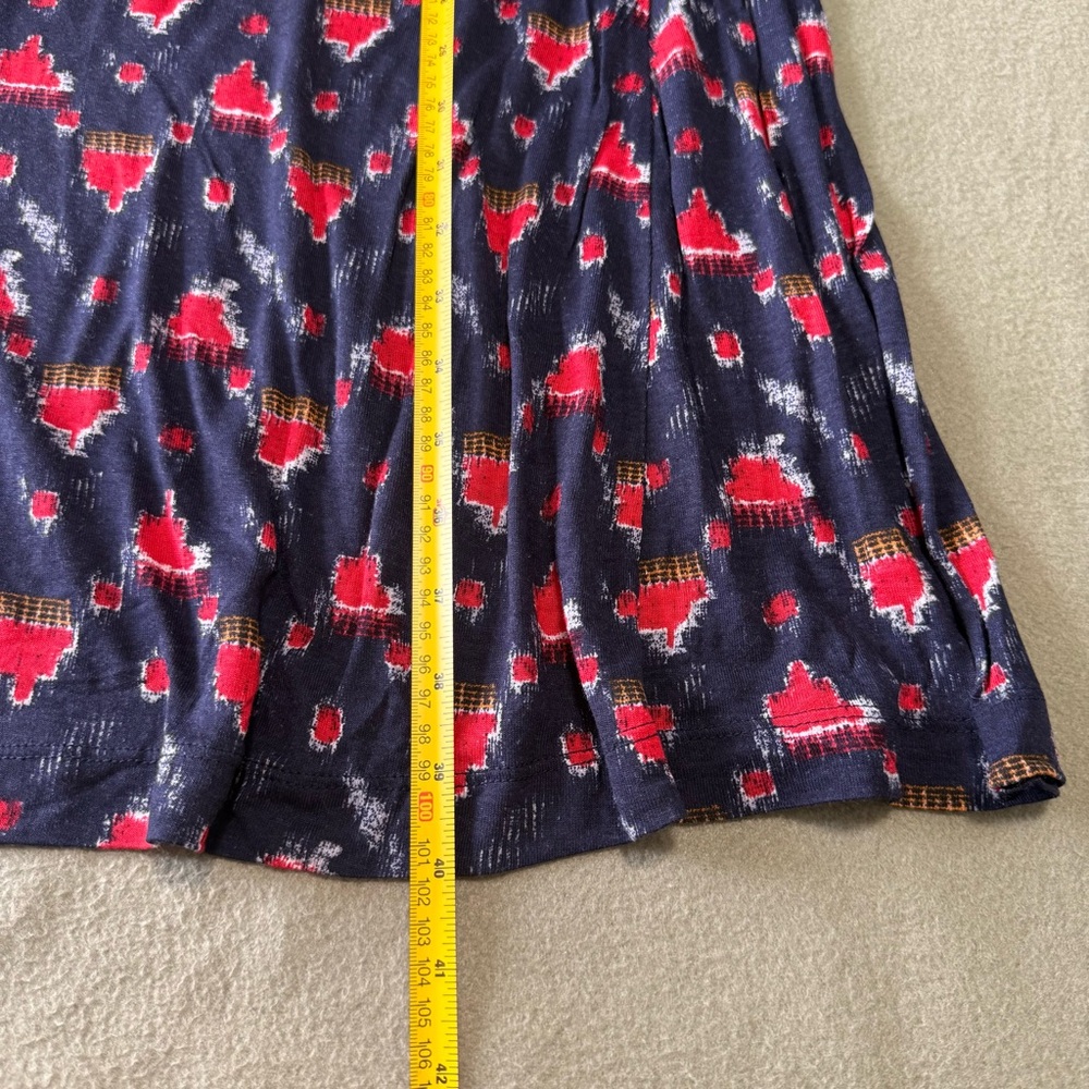 Loft Ann Taylor Plus Short Sleeve Multicolor shift stretch‎ dress size XXL - Picture 4 of 6